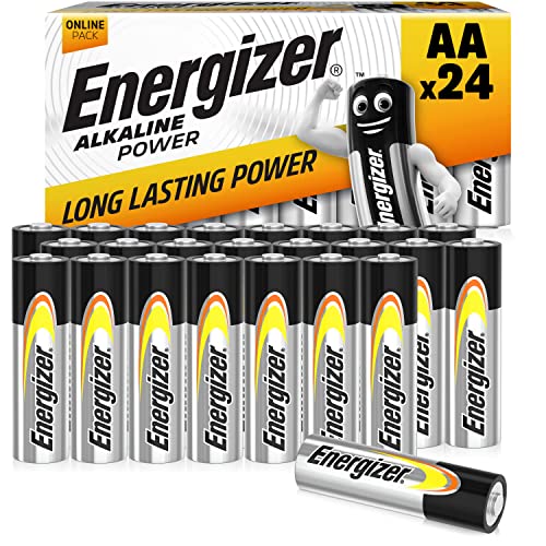 Energizer Alkaline Power - Pilas AA (Paquete de 24) - 1,5V Baterías Alcalinas - 