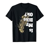 Sarcastic Offroad Tee Shirts Is My Bike Ok? T-Shirt Funny Vintage Biker Gift for Bikers, Cyclists, Adults Unisex Black Short Sleeve Classic Fit T-Shirt Size Small