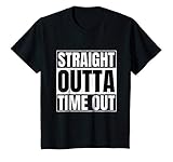Kids Straight Outta Time Out Funny Toddler T Shirt