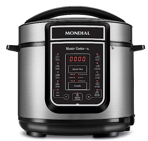 Panela Pressão Elétrica Mondial 5L 900W 110V