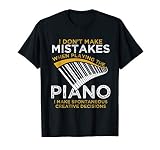 Keyboard Pianist Gifts Music Musician Piano T-Shirt Small