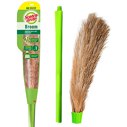 Scotch-Brite No-Dust Broom with Long Handle
