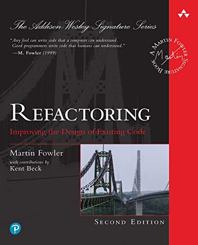 Refactoring: Improving the Design of Existing Code book cover