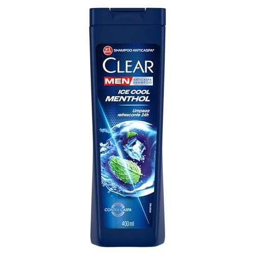 Clear Shampoo Men Anticaspa Ice Cool Menthol 400Ml
