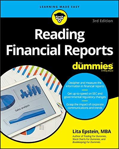 Reading Financial Reports For Dummies book cover