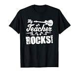 My Teacher Rocks - Guitar Rock n Roll Funny Gift Tee T-Shirt