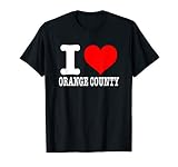 Orange County - I Love Orange County - I Heart Orange County T-Shirt