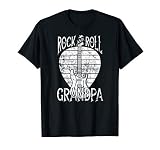 Rock n Roll Grandpa Vintage Guitar Player Gift T-Shirt