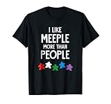 Funny Meeple Board Game T Shirt T Shirt