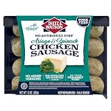 Dietz Watson No Antibiotics Ever Asiago Spinach Chicken Saus