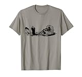 The Original Beer Drinking Otter Funny Beer T Shirt T Shirt