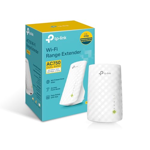 TP-Link AC750 WiFi Extender (RE220) - Covers Up to 1,200 Sq.ft and 20 Devices, U