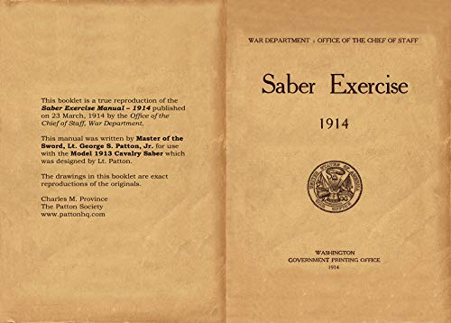 Saber Exercise 1914 book cover