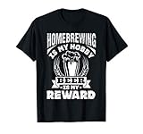 Homebrew Craft Beer Home Brewing Brewer Gift T-Shirt T-Shirt, Men, Black, Large