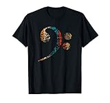 Vintage Bass Clef for Bass Players, Bassists Bands Orchestra T-Shirt Small
