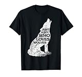 Just A Boy Who Loves Wolves Wolf Pack Girl Shirt Gift T Shir