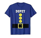 Funny Dopey Halloween Costume T Shirt Gift Novelty Shirt T S