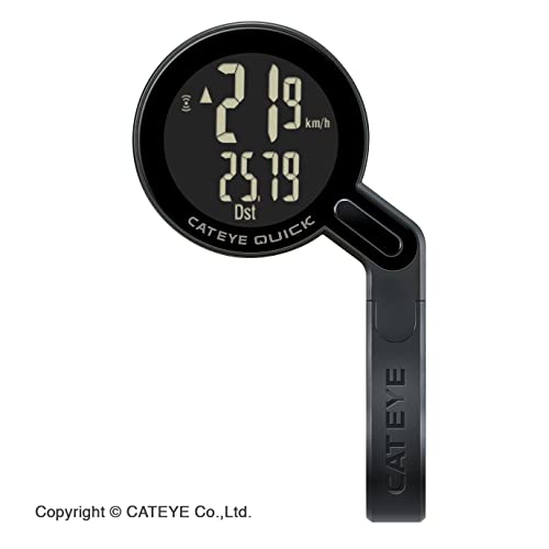 Cateye Quick Wireless Cycle Computer: Black