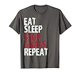 Eat Sleep Stop Goals Repeat Soccer Lacrosse Goalie T Shirt