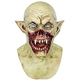 MOLEZU Vampire Mask Zombie Head Mask for Adult, Scary Horror Creepy Demon Monster Mask for Halloween Costume Party.