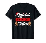 Official Cookie Tester Shirt Christmas Baking Team Holiday T-Shirt