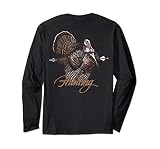 Turkey Hunting Long Sleeve T Shirt Back