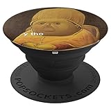 Y Tho Funny Fat Face Meme Classical Art Gift Popsockets Adhe
