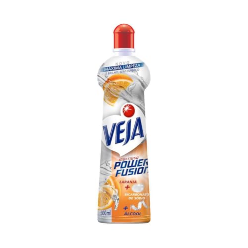 [R$3,50 REC/+POR-] Veja Power Fusion Limpador Multiuso Laranja 500ml