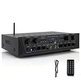 Pyle 4 Channel Audio Amplifier With Bluetooth Home Stereo Re
