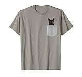 Animal In Your Pocket Black Cat T Shirt