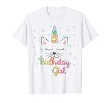 Caticorn Unicat Birthday Party Girl Shirt T-Shirt