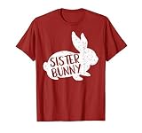 Sister Bunny T Shirt Cute Matching Family Easter Shirt T Shi