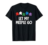 Funny Board Game T-Shirt: Let My Meeple Go T-Shirt