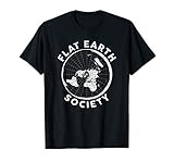 Flat Earth Society T Shirt Conspiracy Theory Earther Gift T-Shirt