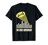 Jesus The Real Superhero Bat Signal T Shirt T Shirt