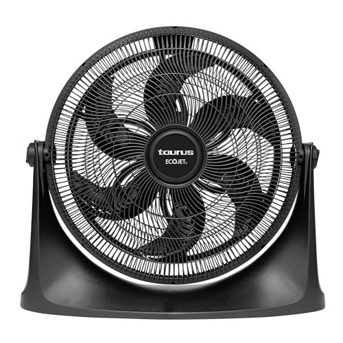 TAURUS RUSH | Ventilador de Piso 20” | Circulador Silencioso <70 dB | Más Aire, Menos Ruido | 2 en 1 Piso y Pared | 3 Velocidades | Aspas Aerodinámicas | Ideal para Hogar y Oficina