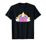 Death Metal Rainbow Unicorn T Shirt T Shirt