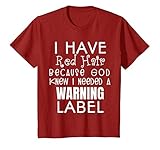 I Have Red Hair Because God Knew I Needed A Warning Label T