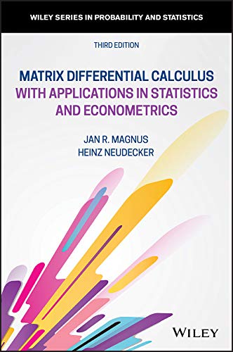 Matrix Differential Calculus with Applications in Statistics and Econometrics book cover