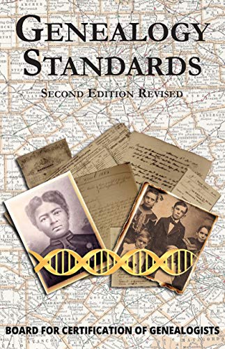 Genealogy Standards book cover