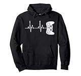 Gamer Heartbeat Hoodie Video Game Lover Gift Shirt Pullover