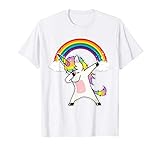 Dabbing Unicorn T Shirt - Funny Dab Dance Rainbow Squad T-Shirt