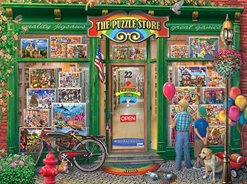 White Mountain The Puzzle Store 1000-Piece Jigsaw Puzzle