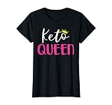 Keto Queen Shirt With Crown Funny Ketosis Diet Tee T Shirt