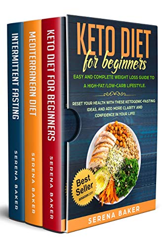 Keto Diet for Beginners + Intermittent Fasting + Mediterranean Diet: 3 in 1- Essential and Definitive Weight Loss Guide for Women and Men, New Mini Healthy ... Ketogenic Lifestyle, Reverse Disease book cover