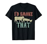 I D Smoke That Shirt Vintage Funny Bbq Grilling Chef Gift T