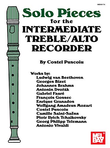 Solo Pieces for the Intermediate Treble/Alto Recorder book cover