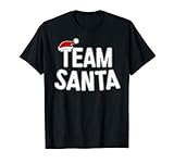 Team Santa Shirt Adult Kids Christmas Santa Squad Costume T-Shirt