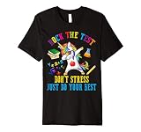 Rock The Test Don T Stress Just Do Your Best Unicorn Dabbing