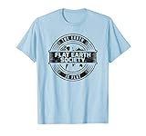 Vintage Flat Earth Society Tshirt The Earth is Flat Shirt T-Shirt